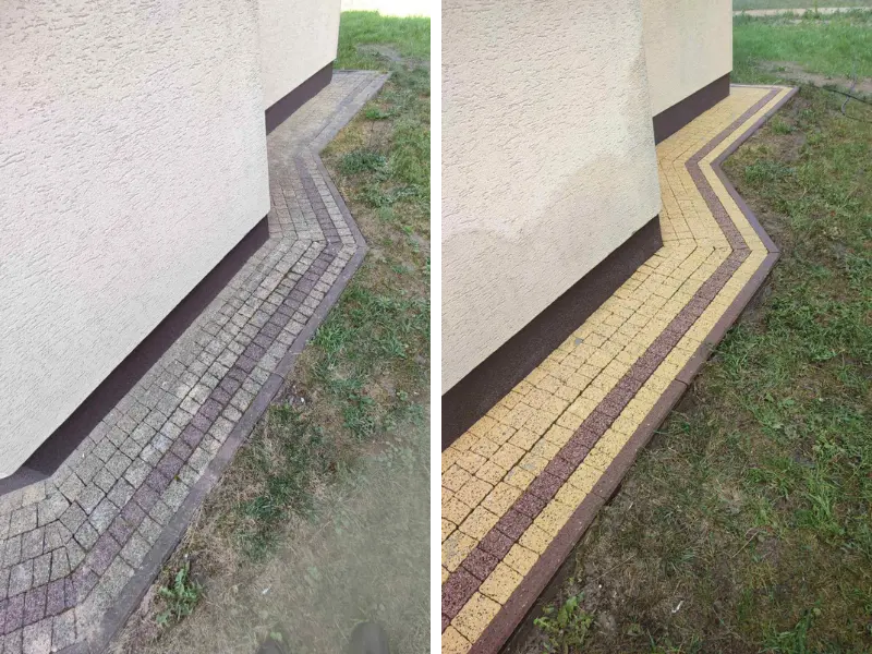 czyszczenie kostki brukowej legionowo